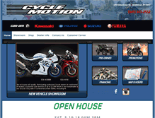 Tablet Screenshot of cyclemotioninc.com